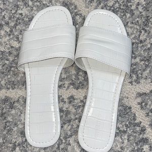 F21 Leather Slides